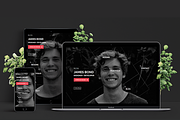 Hello - Resume/Portfolio Template, a Bootstrap Template by LionCoders (Thumbnail 1 of 3)