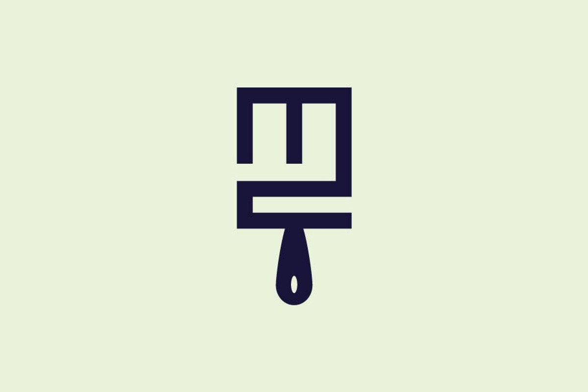 letter m paint logo, a Branding & Logo Template by Akdesain