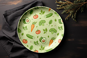 Organic Food and Eco Grocery Kit, a Food Illustration by Artspace (Thumbnail 11 of 11)