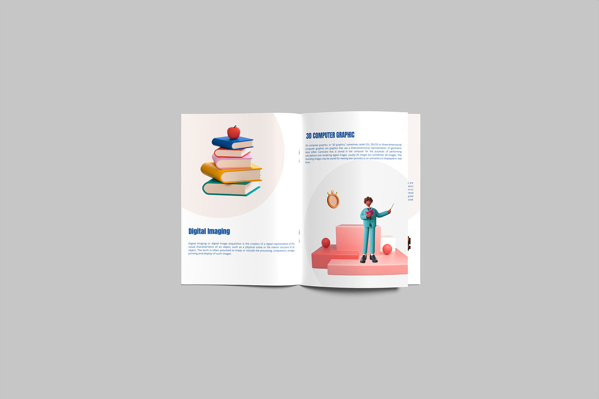 A4 Magazine Mockup, a Print Template by rahmatmoscae (Photo 3 of 16)