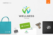 Wellness Logo, a Branding & Logo Template by Creathrive Design (Thumbnail 1 of 2)
