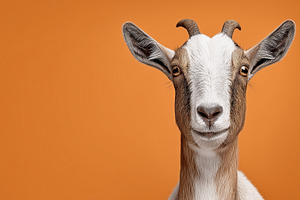 Close up portrait of a goat, an Animal Photo by MistyDay