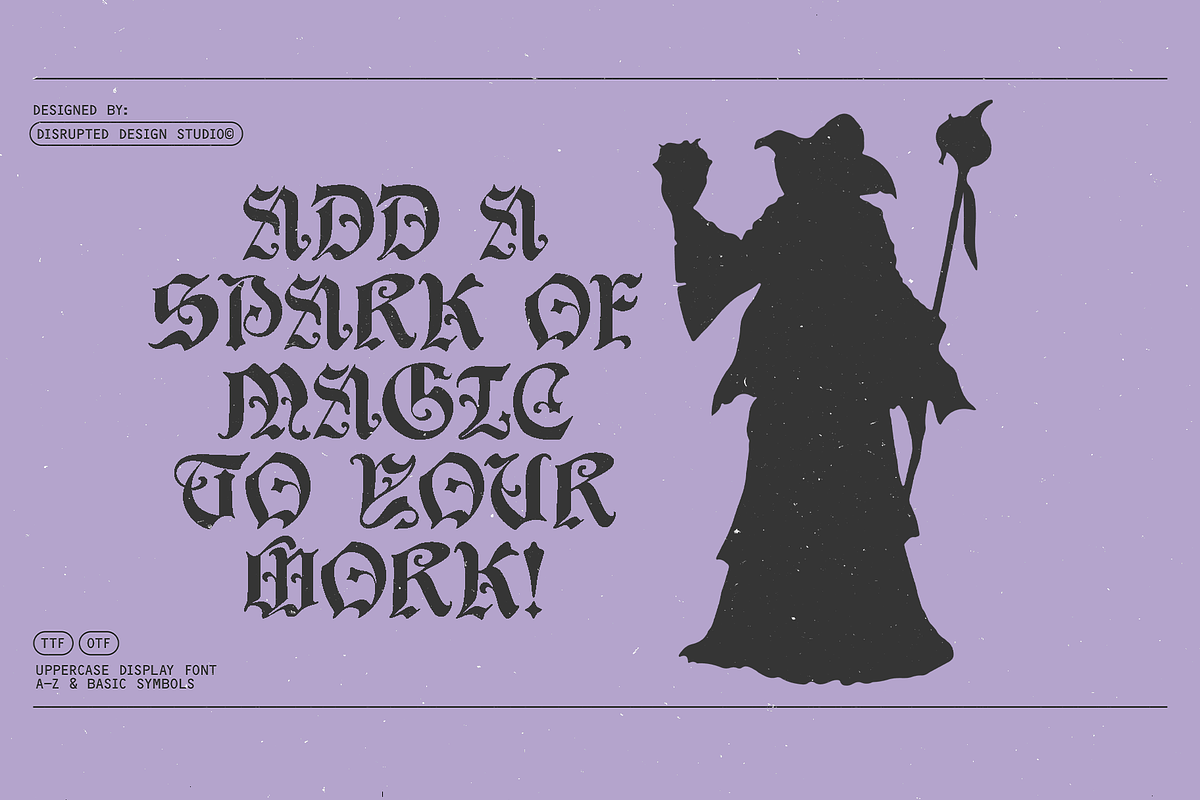 Obscura Gothic, a Blackletter Font by Blaine Pate Studio (Photo 3 of 4)