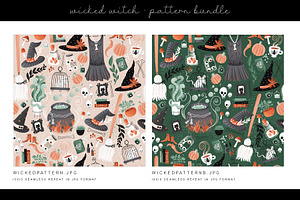 Cute Witch Digital Paper DH