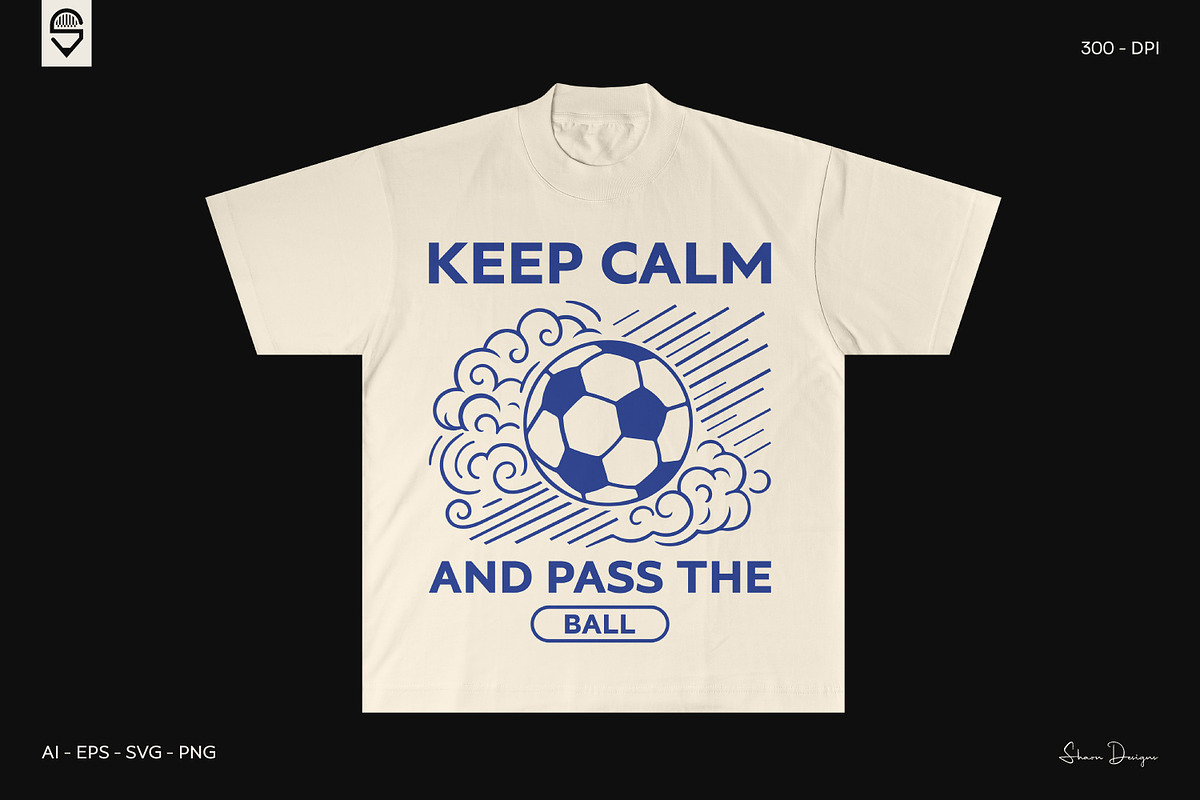Soccer Ball Character T-Shirt Bundle, a Sport Illustration by shaondesigns (Photo 8 of 10)