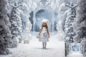 Christmas Forest Backdrops