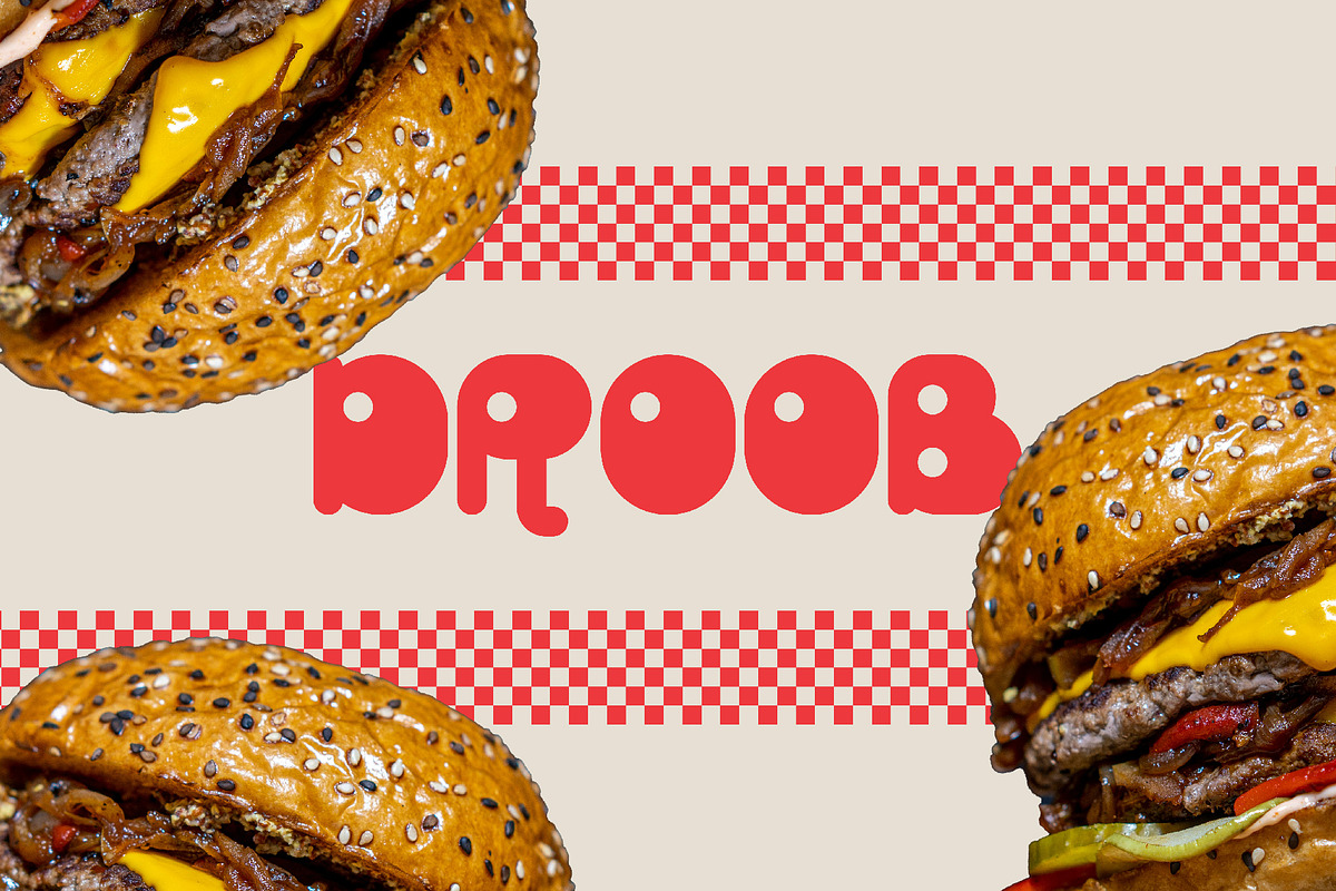 DROOB - Display Font, a Sans Serif Font by Boril Std (Photo 7 of 13)