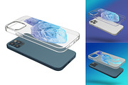 iPhone 12 pro Clear & Frosted case, an iPhone Mockup by Colatudo Store (Thumbnail 5 of 9)