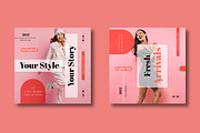 Marketing Fashion Social Media, a Social Media Template by MightyDesign (Thumbnail 4 of 8)