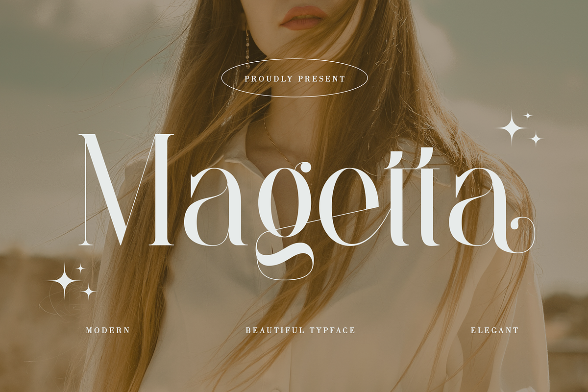 Magetta - Beautiful Serif Font, a Serif Font by Aqeel_Art (Photo 1 of 12)