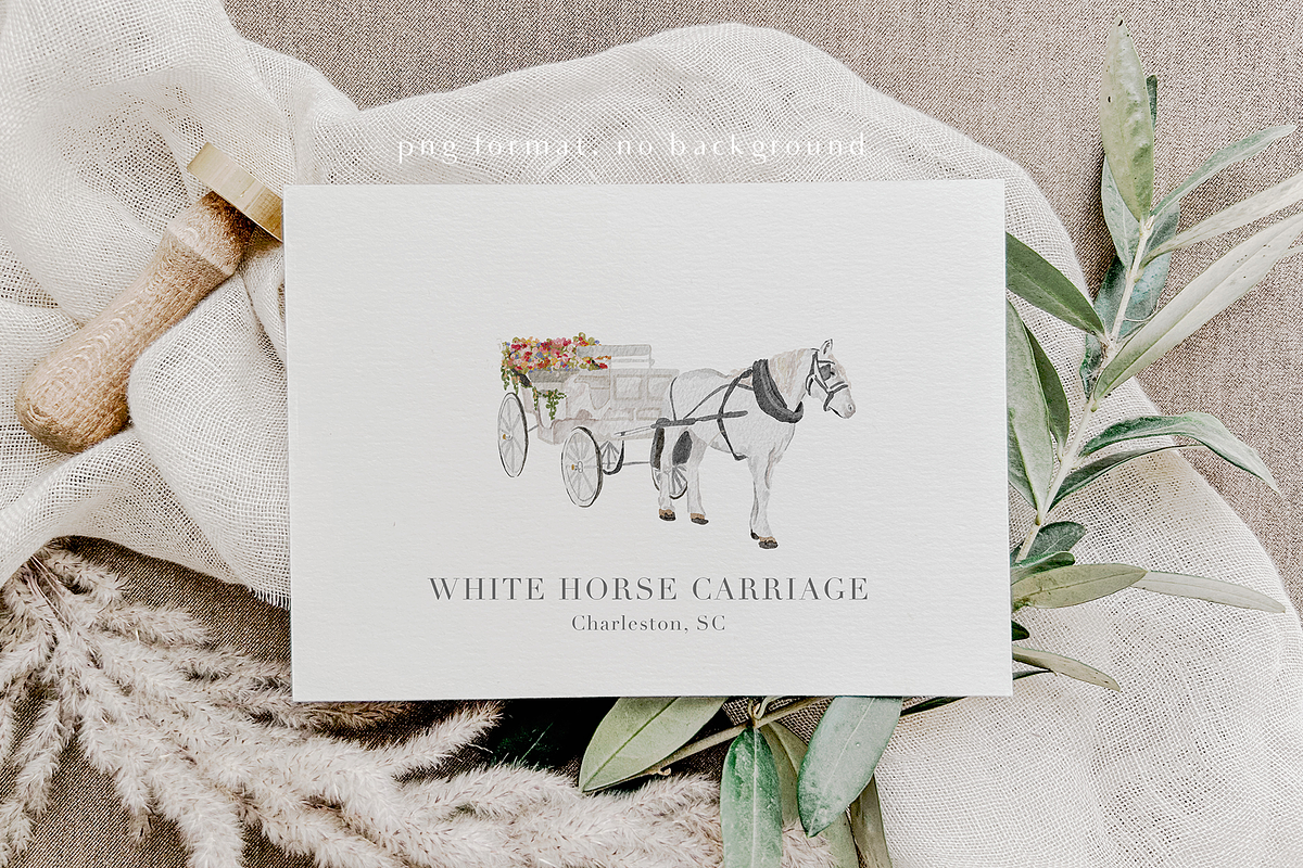 Watercolor charleston wedding venue, an Object Graphic by Grace Noboa Illustrations (Photo 4 of 8)