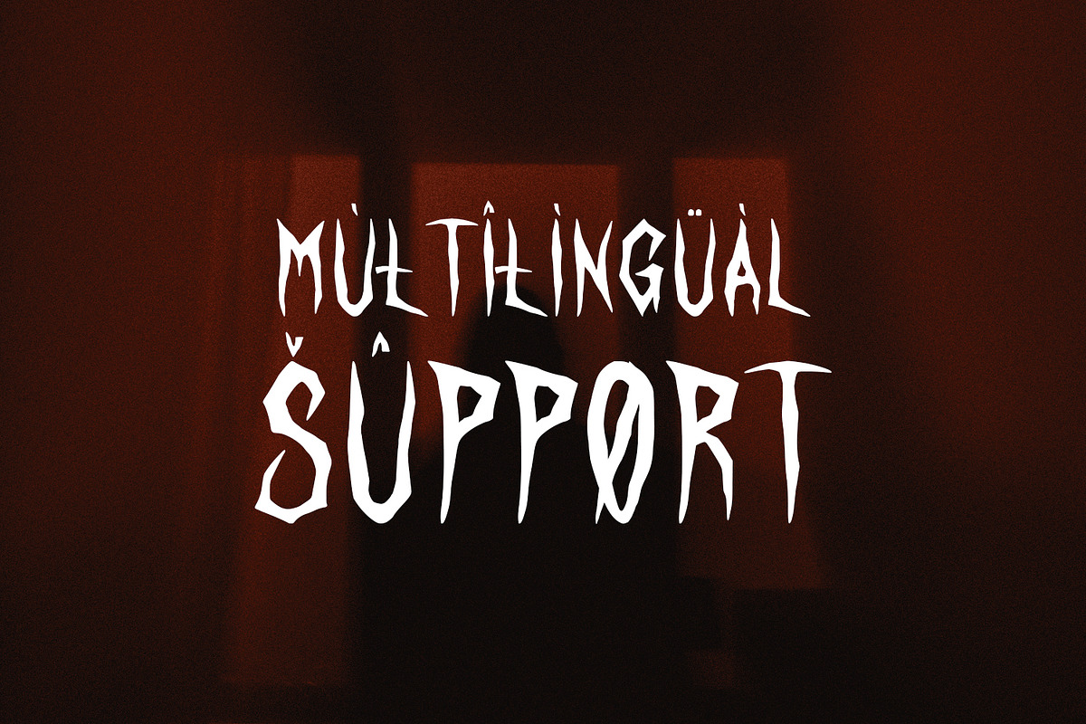Rezox Futorr Scary Display Font, a Handwritten Font by Maulana Creative (Photo 7 of 7)