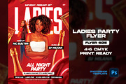 Ladies Party Flyer, a Flyer Template by Flyer Designs (Thumbnail 2 of 4)