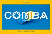 Comba Display Font + Logos, a Sans Serif Font by That That Creative (Thumbnail 1 of 13)