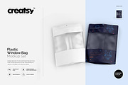 Plastic Window Bag Mockup Set, a Packaging Mockup by creatsy2 (Thumbnail 1 of 7)