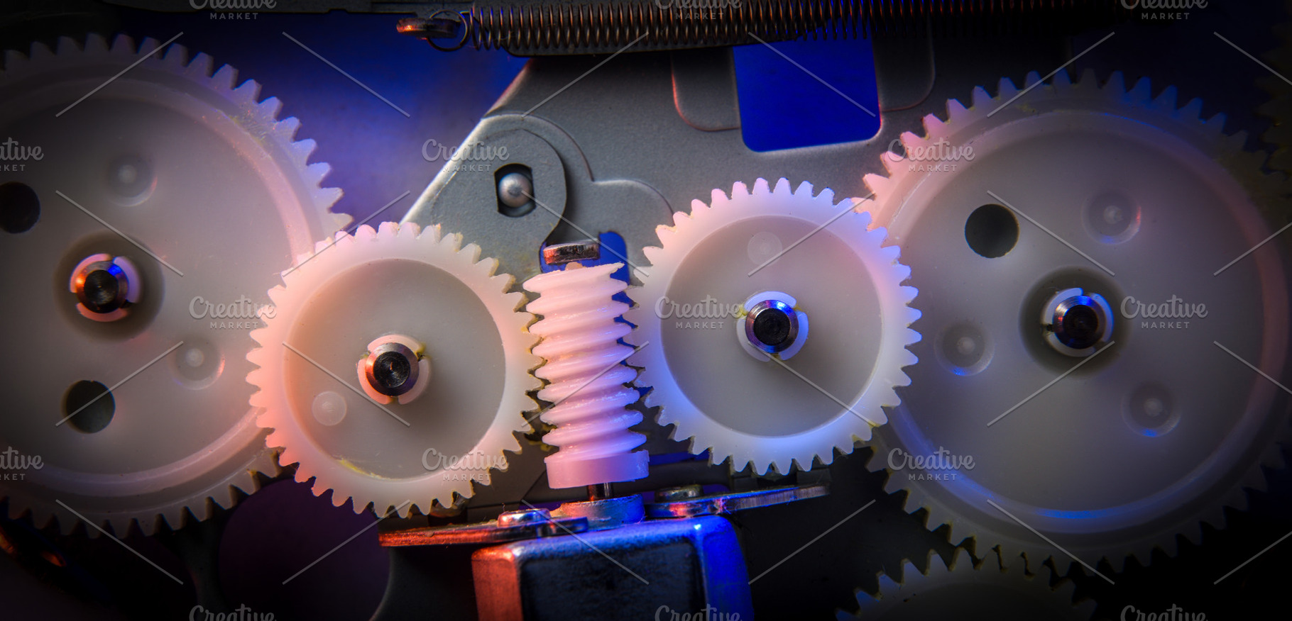 Precision Gears Inside Industrial Machinery with motor, a Technology Photo by Davizro's Market