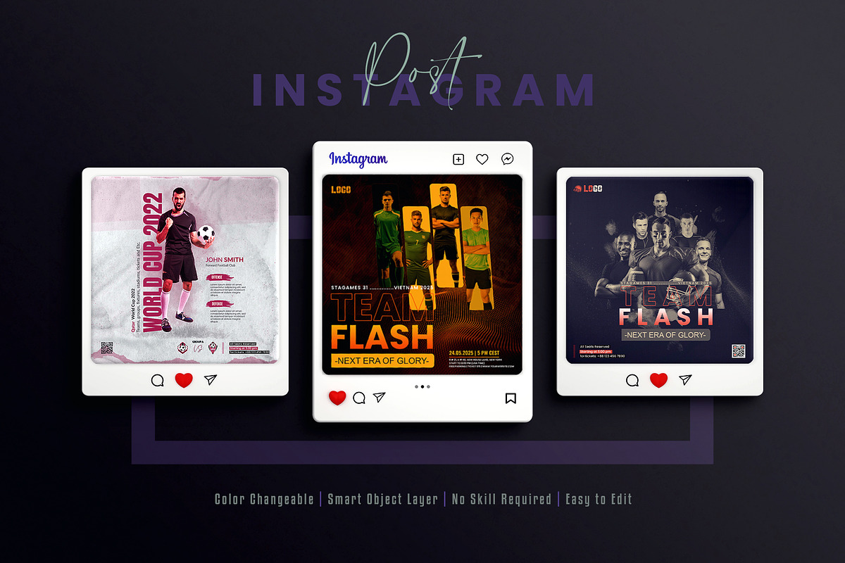 Football Sport Event Social Media, a Social Media Template by Creative_View (Photo 5 of 8)