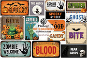 Vintage Rustic Halloween Sublimation, an Illustration by Canvas Craft (Thumbnail 1 of 7)