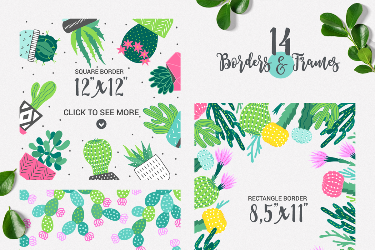 Cactus Kit, a Texture Illustration by miumiu (Photo 4 of 8)