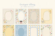 Cottagecore Frames & Illustrations, a Decorative Illustration by whiteheartdesign (Thumbnail 9 of 15)