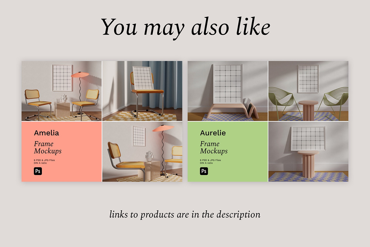 Frame Mockup Bundle KAIA, a Print Template by Bonumo (Photo 14 of 15)