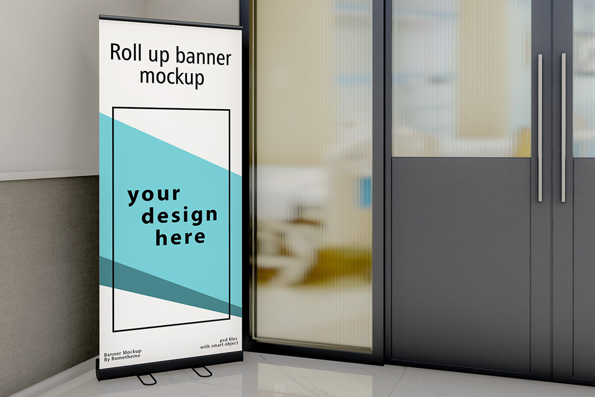 Clinic Roll Up vol.01 - Mockups, an Advertising Mockup by Rometheme Std (Photo 4 of 5)