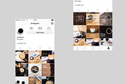 Hint of Coffee Instagram pack, a Social Media Template by Social Templates (Thumbnail 2 of 5)