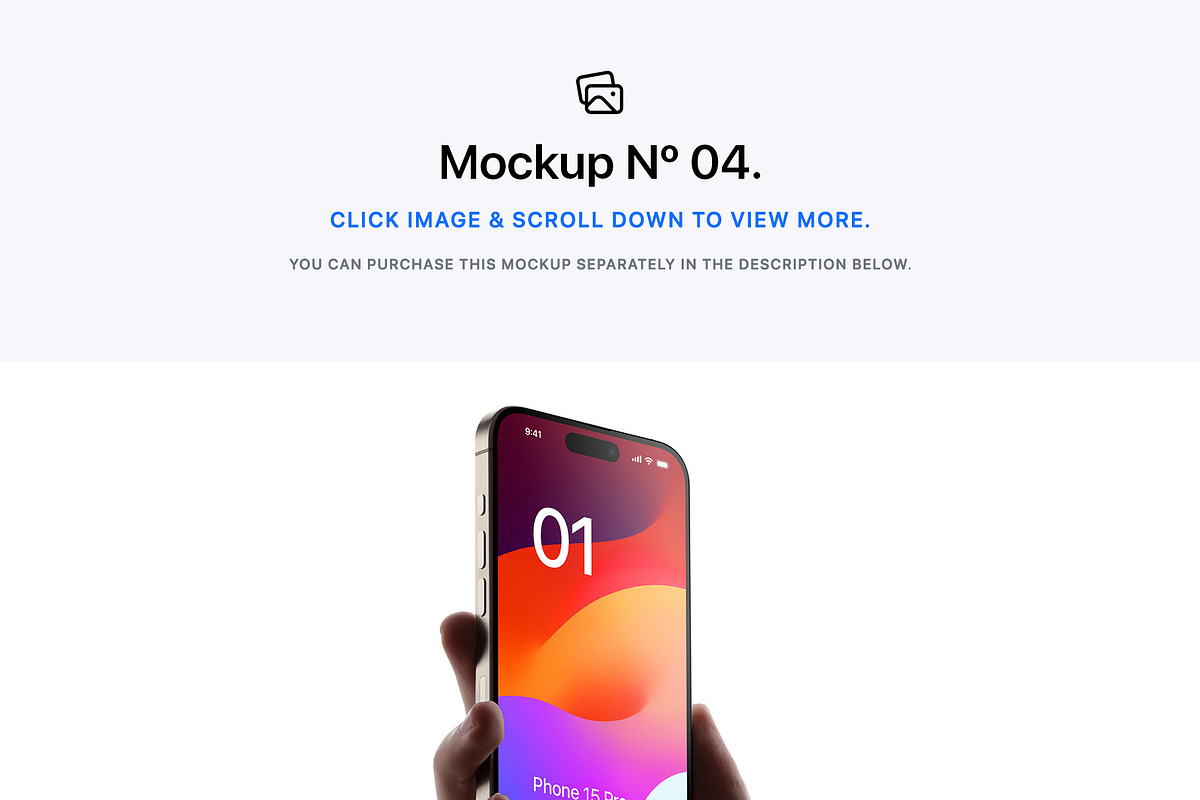 15 Phone 15 Pro In Hand Mockups, an iPhone Mockup by Asylab (Photo 14 of 26)