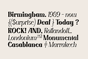 Tonight Show, a Serif Font by nurrontype (Thumbnail 2 of 14)