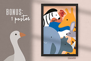 Minimal Animals Set, an Animal Illustration by kilaniants (Thumbnail 10 of 11)