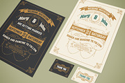 Mega Set Vintage Wedding Invitations, an Invitation Template by OneVectorStock (Thumbnail 2 of 18)