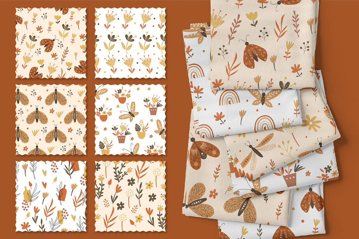 Boho Florals and Butterflies Bundle, an Illustration by DearLetters (Photo 10 of 16)