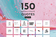 Positive Quotes: 150 Quote Pack, a Social Media Template by Delightful Design (Thumbnail 9 of 9)