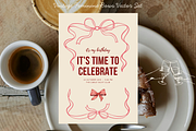 Vintage Feminine Bows Vector Set, an Object Graphic by digital.incubator.yum (Thumbnail 2 of 3)