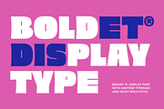 Boldet - Bold Font, a Sans Serif Font by limitype (Thumbnail 2 of 13)