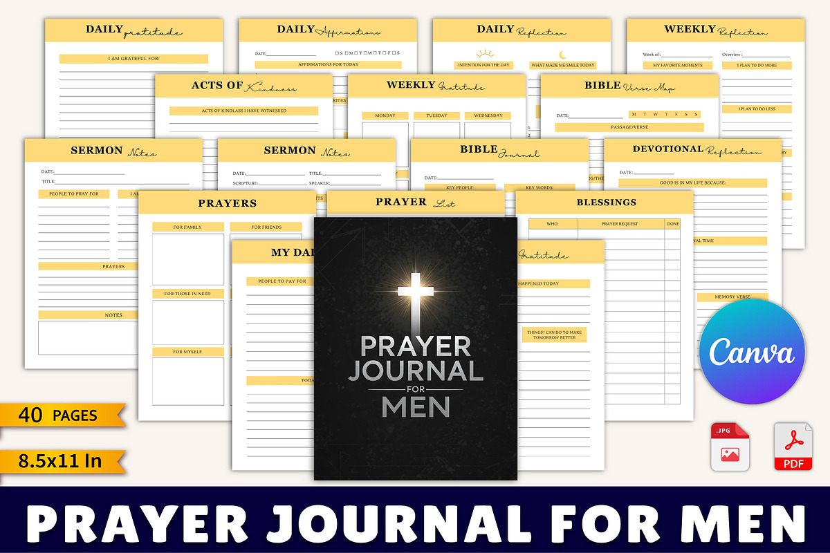 Prayer Journal for Men