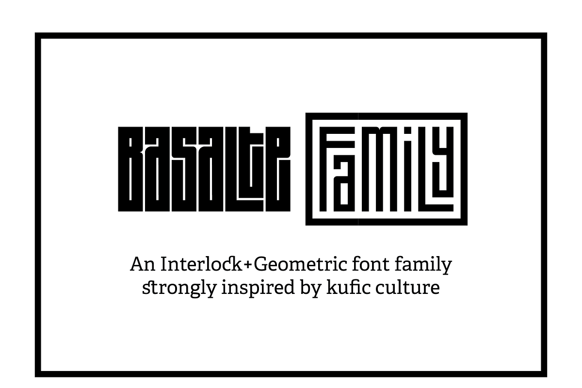 Basalte Fonts Family - 30% OFF!!, a Font by Francis Chouquet (Photo 1 of 9)