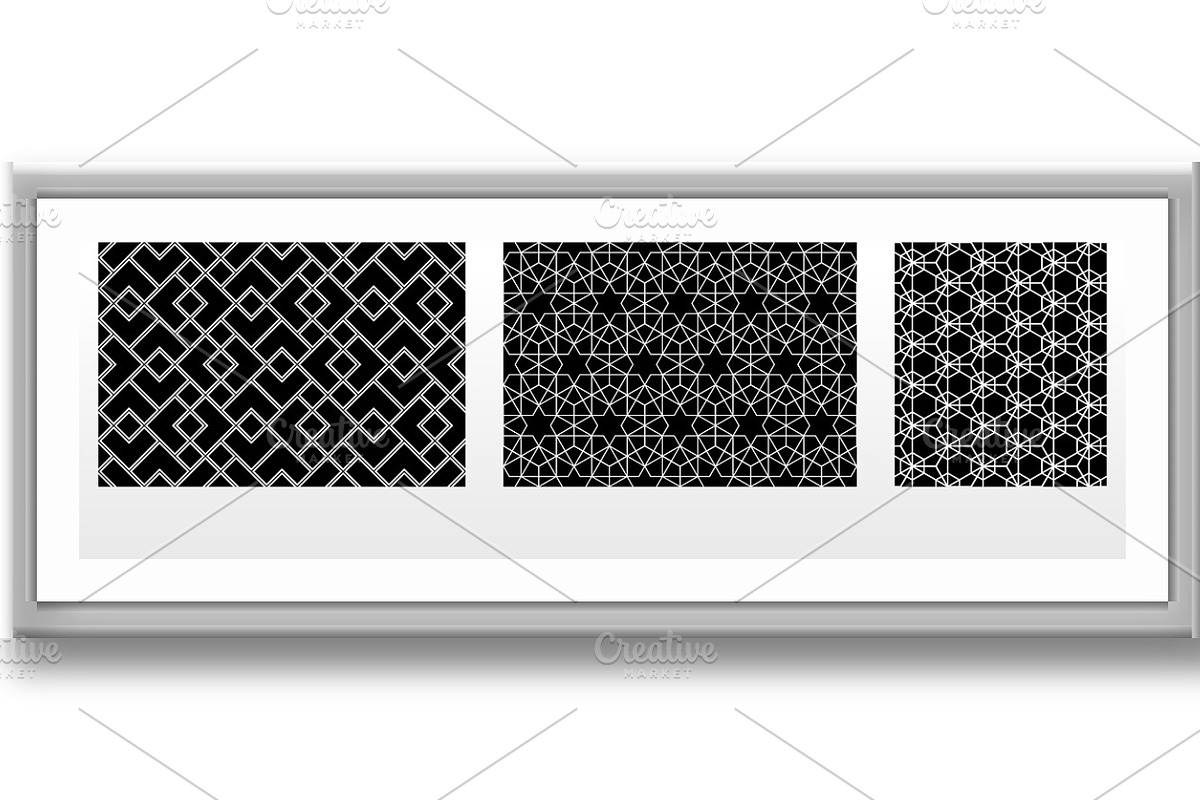Geometric set of patterns, a Pattern Graphic by RODINA (Photo 3 of 3)
