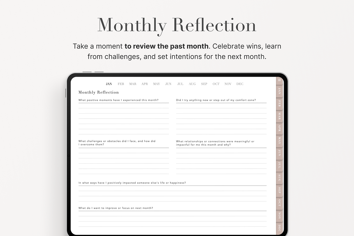 Digital Gratitude Journal, a Design Template by Makii Templates (Photo 5 of 9)
