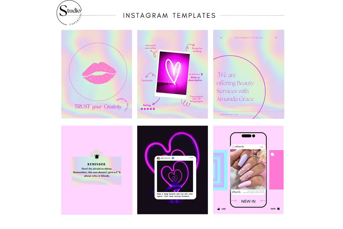 Canva Pastel Branding Kit, a Branding & Logo Template by CopertiniStudio (Photo 6 of 8)