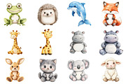 Vintage Knitted Plush Baby Animals, an Illustration by CitraGraphics (Thumbnail 3 of 5)