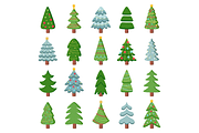 Christmas Trees Illustrations, a Seasonal Illustration by Anna Studio (Thumbnail 11 of 12)