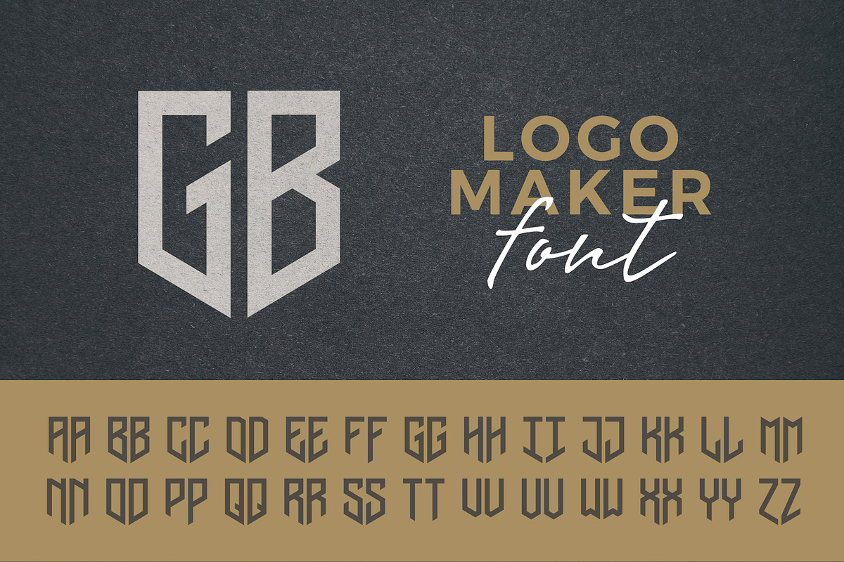 Logo maker font., a Symbol Font by lettett (Photo 1 of 6)