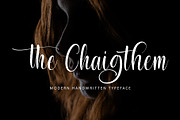 The Chaigthem, a Script Font by pineungtype (Thumbnail 1 of 8)