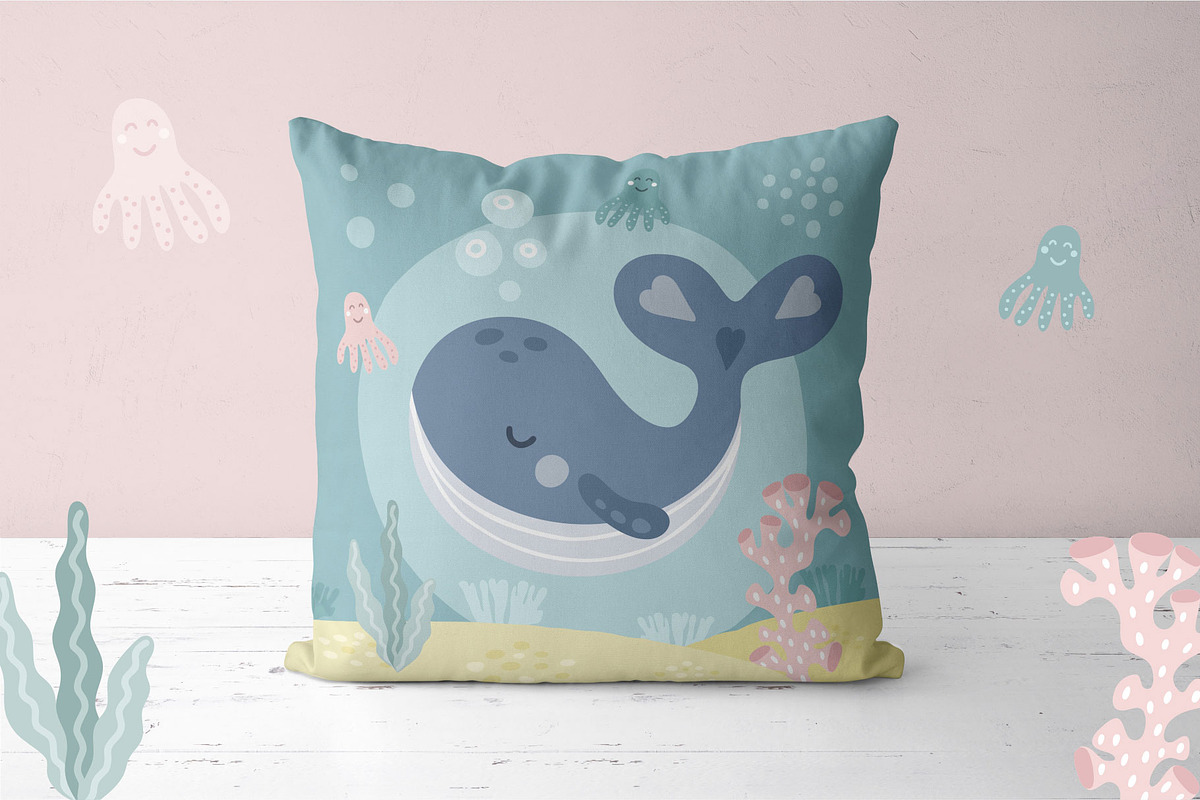 Under the sea, an Animal Illustration by LartGraphics (Photo 3 of 14)