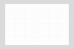 US Letter Grid System For InDesign