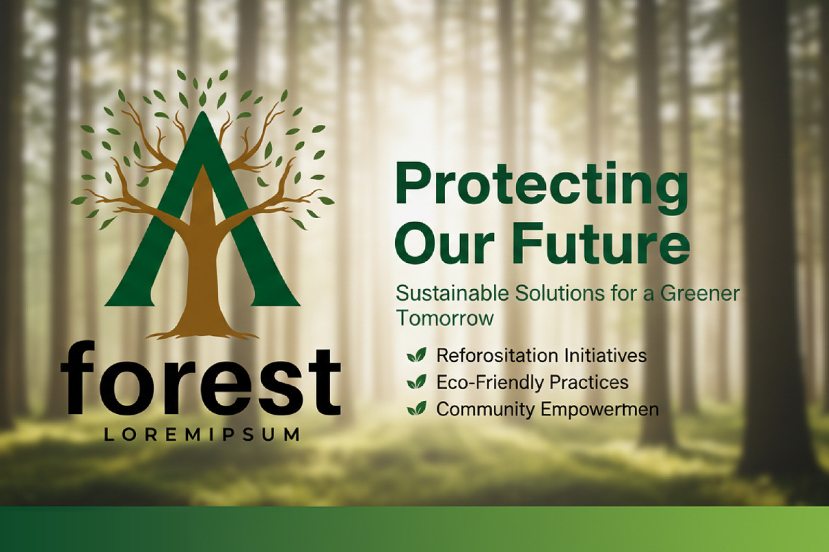 Letter A with Tree Logo, a Branding & Logo Template by Saba Vector (Photo 3 of 3)