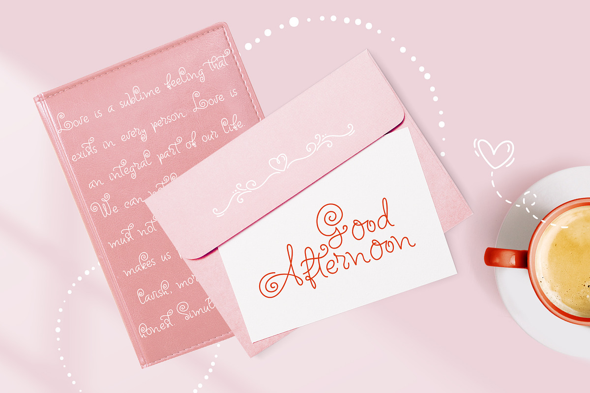 Font Bundle Handwritten Calligraphic, a Sans Serif Font by Happy Letters (Photo 16 of 18)