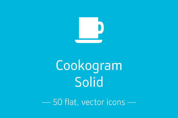 Cookogram Solid Icon Pack