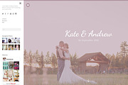 Wedding Tumblr Theme, a Websites & App Template by Themelantic (Thumbnail 1 of 5)